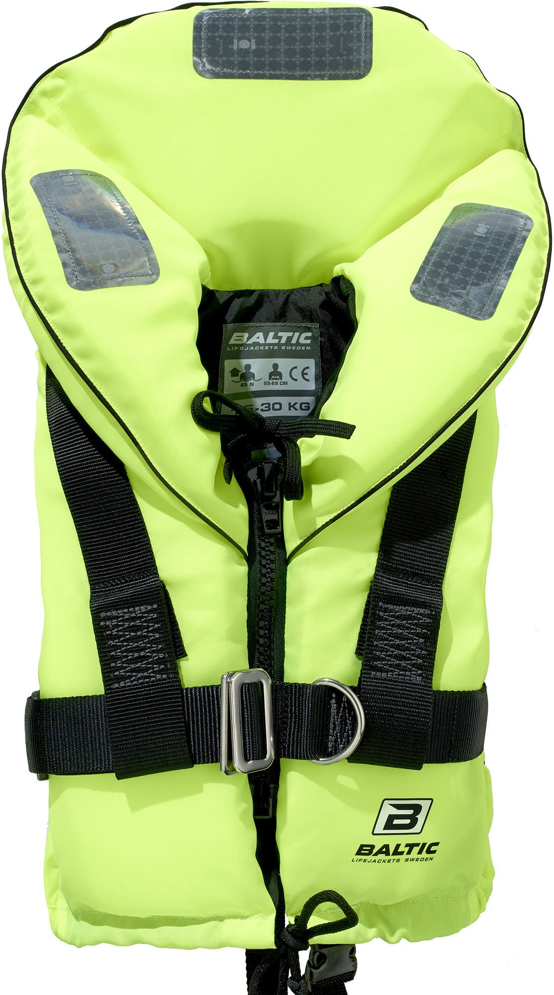 Baltic Rettungsweste Ocean mit Lifebelt 15-30 kg, UV-Gelb von Baltic