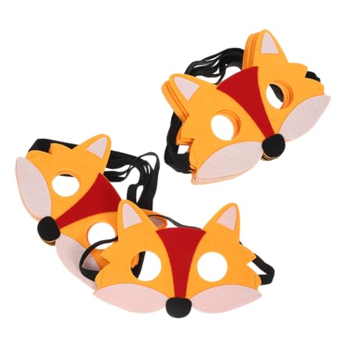 Baluue 12 Stück Teiliges Filz Fuchsmasken Halbes Gesicht Atmungsaktive Halloween Kostümmaske Für Erwachsene Rollenspiel Cosplay Party Zubehör Baluue 12 Stück Teiliges Filz Fuchsmasken Halbes Gesicht Atmungsaktive Halloween Kostümmaske Für Erwachsene Rollenspiel Cosplay Party Zubehör von Baluue