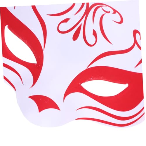 Baluue 2 Stück Halbgesichtsmaske Fuchs mit Kirschblütenmuster Japanischer Stil aus Kunststoff für Karneval Halloween Party Erwachsene Cosplay und Maskenball Baluue 2 Stück Halbgesichtsmaske Fuchs mit Kirschblütenmuster Japanischer Stil aus Kunststoff für Karneval Halloween Party Erwachsene Cosplay und Maskenball von Baluue
