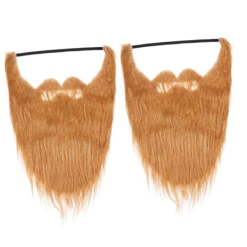 Baluue 2 Stück Halloween Fake Schnurrbart Masken mit Schnurrbart Realistische Cosplay Gesichtsdekorationen für Party Elastisch Langhaarig Orange Geeignet für Erwachsene Baluue 2 Stück Halloween Fake Schnurrbart Masken mit Schnurrbart Realistische Cosplay Gesichtsdekorationen für Party Elastisch Langhaarig Orange Geeignet für Erwachsene von Baluue