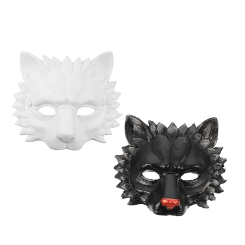 Baluue 2 Stück PU Löwenmaske für Erwachsene Realistische Tier-masquerade Elastisches Band für Bequemen Sitz für Halloween Fasching Karneval und Cosplay Baluue 2 Stück PU Löwenmaske für Erwachsene Realistische Tier-masquerade Elastisches Band für Bequemen Sitz für Halloween Fasching Karneval und Cosplay von Baluue