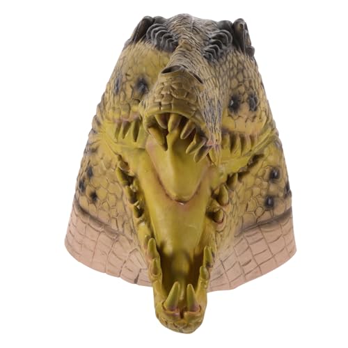 Baluue Fasching Tierkostüm Krokodil Maske Cosplay Tierverkleidung Halloween Party Tierkopf Maske Verstellbar Baluue Fasching Tierkostüm Krokodil Maske Cosplay Tierverkleidung Halloween Party Tierkopf Maske Verstellbar von Baluue