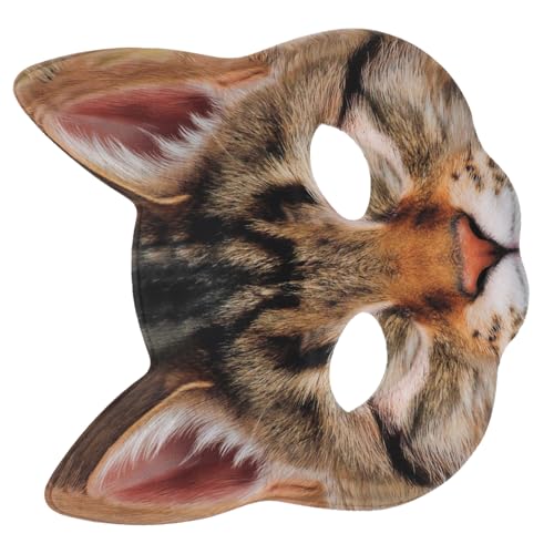Baluue Fun Halbgesicht Katzenmaske aus Langlebigem EVA Stoff für Halloween Kostüm Masquerade Karneval Party Unisex Cosplay Zubehör Baluue Fun Halbgesicht Katzenmaske aus Langlebigem EVA Stoff für Halloween Kostüm Masquerade Karneval Party Unisex Cosplay Zubehör von Baluue