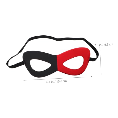 Baluue Halloween Clown Halbgesichtsmaske Schwarz-rot Verstellbar Elastisch Herren Maskerade Maske Für Halloween Party Cosplay Bühnenauftritt Baluue Halloween Clown Halbgesichtsmaske Schwarz-rot Verstellbar Elastisch Herren Maskerade Maske Für Halloween Party Cosplay Bühnenauftritt von Baluue
