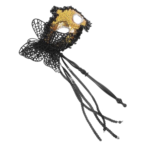 Baluue Handgehaltene Vintage-maske mit Drachenmuster Masquerade Party Maske mit Stab Leicht und Komfortabel für Halloween Karneval Cosplay und Maskenball Geeignet für Damen und Herren Baluue Handgehaltene Vintage-maske mit Drachenmuster Masquerade Party Maske mit Stab Leicht und Komfortabel für Halloween Karneval Cosplay und Maskenball Geeignet für Damen und Herren von Baluue