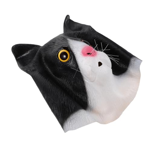 Baluue Katzenmaske Lustige Tierkopf Vollkopf Wiederverwendbar Waschbar Für Halloween Karneval Kostüm Party Zubehör Baluue Katzenmaske Lustige Tierkopf Vollkopf Wiederverwendbar Waschbar Für Halloween Karneval Kostüm Party Zubehör von Baluue