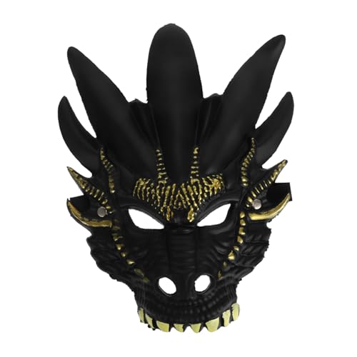 Baluue Pu-drachenmaske mit Verstellbarem Gummiband Langlebige Fantasy-kostüm-maske für Halloween Cosplay Maskenbälle und Karneval Unisex für Erwachsene und Jugendliche Baluue Pu-drachenmaske mit Verstellbarem Gummiband Langlebige Fantasy-kostüm-maske für Halloween Cosplay Maskenbälle und Karneval Unisex für Erwachsene und Jugendliche von Baluue