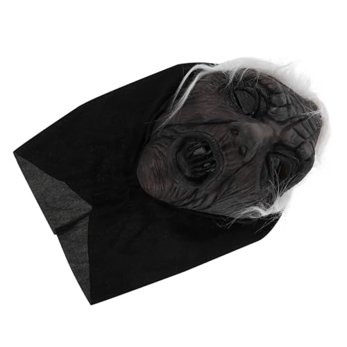Baluue Realistische Hexenmaske Alte Frau Vollgesichtsmaske Gruseliges Lächeln Halloween Horror Cosplay Maske Leicht Atmungsaktiv Für Party Verkleidung Baluue Realistische Hexenmaske Alte Frau Vollgesichtsmaske Gruseliges Lächeln Halloween Horror Cosplay Maske Leicht Atmungsaktiv Für Party Verkleidung von Baluue