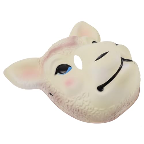 Baluue Realistische Schafmaske Halloween Party Maske Leicht Atmungsaktiv Flexible Tiermaske für Kostümfest Karneval und Maskenball Wiederverwendbar und Angenehm zum Tragen Baluue Realistische Schafmaske Halloween Party Maske Leicht Atmungsaktiv Flexible Tiermaske für Kostümfest Karneval und Maskenball Wiederverwendbar und Angenehm zum Tragen von Baluue