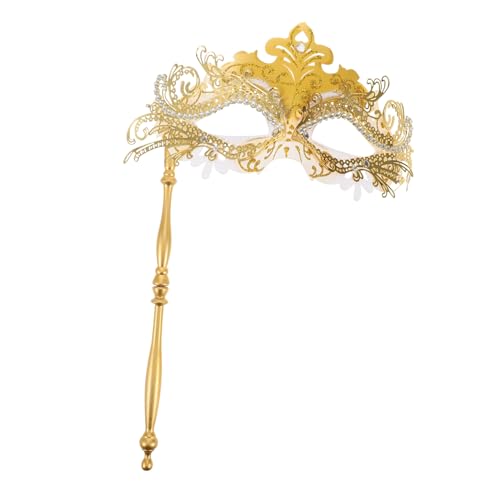 Baluue Venezianische Karnevalsmaske mit Abnehmbarem Haltestab Strassbesetzt Langlebig und Komfortabel für Damen für Masquerade Ball Halloween Hochzeit und Cosplay Baluue Venezianische Karnevalsmaske mit Abnehmbarem Haltestab Strassbesetzt Langlebig und Komfortabel für Damen für Masquerade Ball Halloween Hochzeit und Cosplay von Baluue
