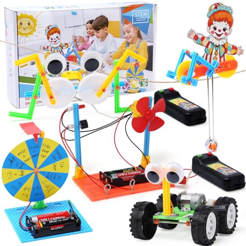 Bambebe Experimente für Kinder ab 6 7 8 9 10 11 12, Elektronik Baukasten, Roboter Kit Spielzeug, Spielzeug ab 6-12 Jahre Jungen Mädchen, Bausatz Kinder Spielzeug Geschenke ab 8-14 Jahre Jungen Bambebe Experimente für Kinder ab 6 7 8 9 10 11 12, Elektronik Baukasten, Roboter Kit Spielzeug, Spielzeug ab 6-12 Jahre Jungen Mädchen, Bausatz Kinder Spielzeug Geschenke ab 8-14 Jahre Jungen von Bambebe