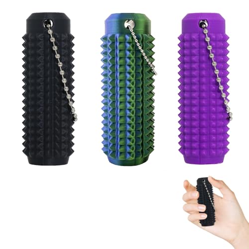 Bambebe Fidget Spielzeug & Fingermassagegerät Set – 3 Pcs Spiky Grippie Schlüsselanhänger & Akupressur Massagestab – Stressabbau & Fokushilfe bei ADHS, Sensorik Spielzeug für Erwachsene Bambebe Fidget Spielzeug & Fingermassagegerät Set – 3 Pcs Spiky Grippie Schlüsselanhänger & Akupressur Massagestab – Stressabbau & Fokushilfe bei ADHS, Sensorik Spielzeug für Erwachsene von Bambebe