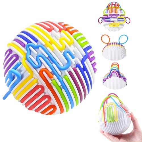Bambebe Sensorisches Fidget Spielzeug für Kinder ab 3 Jahren & Erwachsene – Sensorik Aktivitätsball mit 20 Schnüren & Tragetasche – gegen Autismus, ADHS, Stress & Angst – Reisespielzeug Bambebe Sensorisches Fidget Spielzeug für Kinder ab 3 Jahren & Erwachsene – Sensorik Aktivitätsball mit 20 Schnüren & Tragetasche – gegen Autismus, ADHS, Stress & Angst – Reisespielzeug von Bambebe