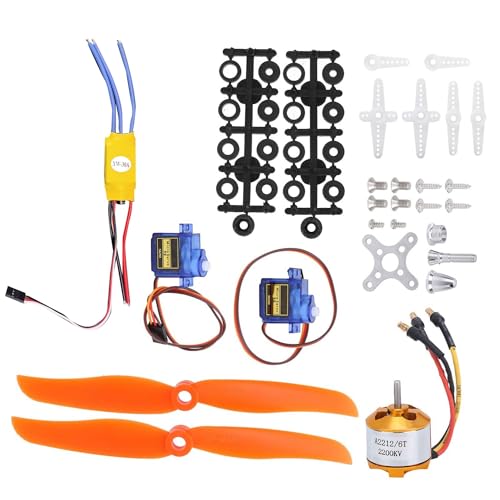 Bamberg SG90 Servo 2212 KV2200 Brushless Motor 30A ESC 6035 Propeller Zubehör Wie Abgebildet Metall+Kunststoff für RC Flugzeugmotor von Bamberg