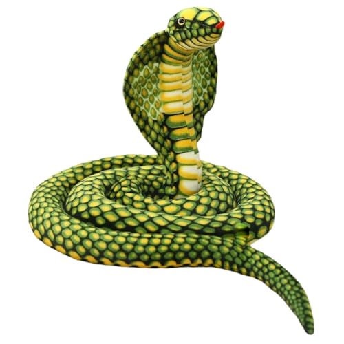 Bamberg Simulationspuppe, Plüschtier, Lange Python-Puppe, Stoffpuppe, Tierkreiszeichen, Aufgerollte Schlange, Gefälschte Schlangen-Requisiten, 80 cm von Bamberg