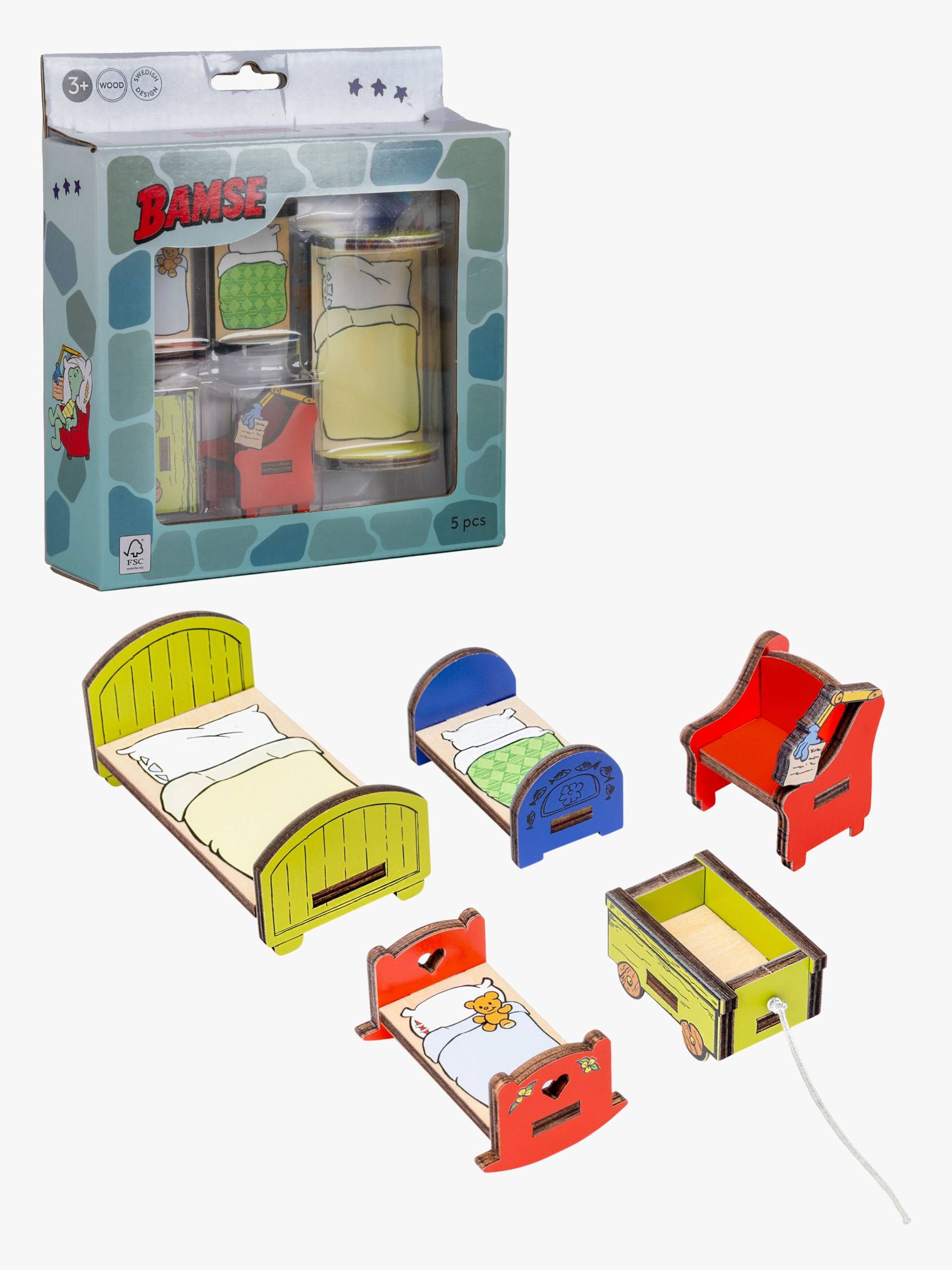 Bamse Puppenhausmöbel Schlafzimmer Bamse Puppenhausmöbel Schlafzimmer von Bamse