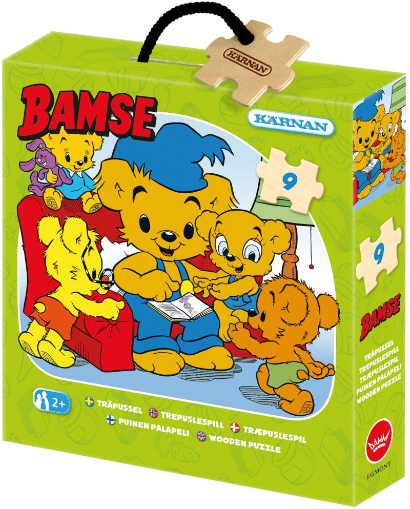 Bamse Puzzle Lesen 9 Teile von Bamse