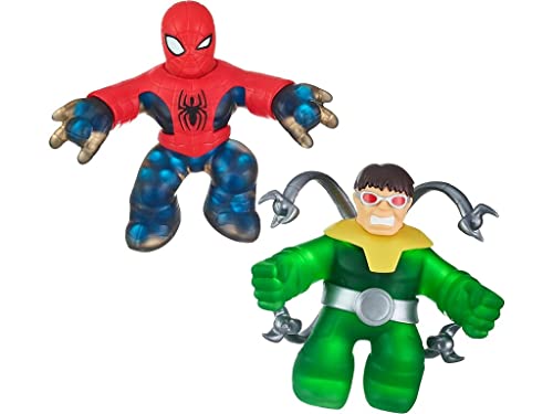 Heroes of GOO JIT Zu Actionfigur - Marvel Heroes Pack DE 2 Spiderman VS DR Octopus Mehrfarbig CO41378 von Heroes of Goo Jit Zu