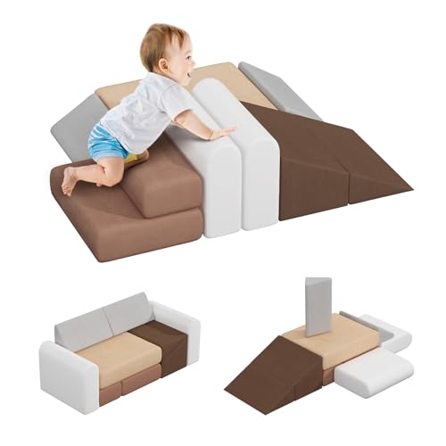 BanaSuper Schaumstoff Bausteine für Kinder, Großbausteine, EN71-zertifiziert Schaumstoff-Kletterblöcke, Kinder Montessori Spielzeug, Spielsofa, Waschbare Hülle für Indoor-Spaß, Baby Soft Playset BanaSuper Schaumstoff Bausteine für Kinder, Großbausteine, EN71-zertifiziert Schaumstoff-Kletterblöcke, Kinder Montessori Spielzeug, Spielsofa, Waschbare Hülle für Indoor-Spaß, Baby Soft Playset von BanaSuper