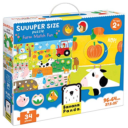 Banana Panda Super Size Puzzle Spiel den Bauernhof Spaß 2+ von Banana Panda