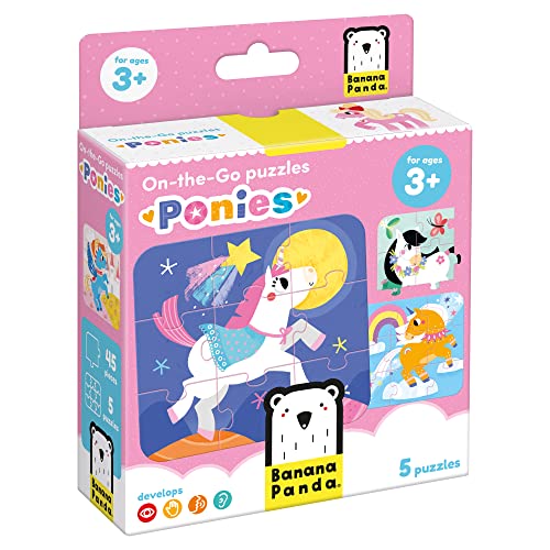 Banana Panda Puzzle mit Ponys Kinder 45 Teile 3+ von Banana Panda