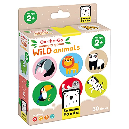 Banana Panda On-the-Go Memo-Spiel Wildtiere 2+ von Banana Panda