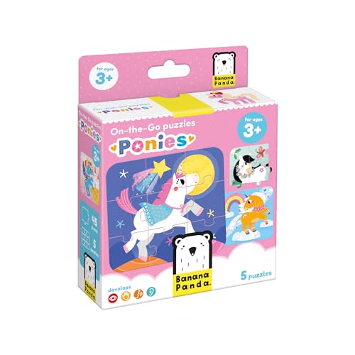 Banana Panda Puzzle mit Ponys Kinder 45 Teile 3+ von Banana Panda