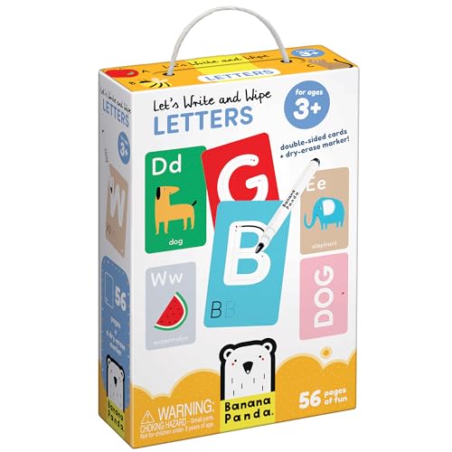 Let's Write and Wipe Letters von Banana Panda