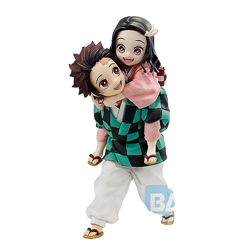 Bandai Spirits Ichibansho - Demon Slayer - Tanjiro Kamado & Nezuko Kamado (Immortal Ties), Sammelfigur von Bandai Spirits Ichibansho