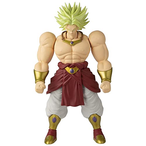 Bandai - Dragon Ball Super - Riesenfigur Limit Breaker 30 cm - Broly Anime – Offizielle Lizenz Dragon Ball - Große Gelenkfigur Broly - 36236, Weißen von Dragon Ball Z