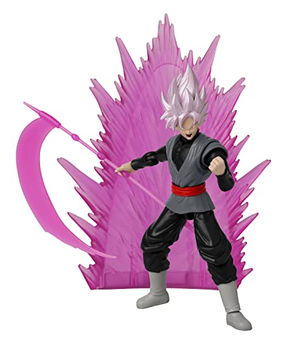 BANDAI Dragonball Z Ball Dragon Stars Figur 17 cm – Power Pack – Super Saiyan Goku Black Rose – 37138, Multicolor, Mehrfarbig von BANDAI