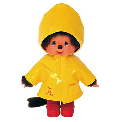 BANDAI - Monchhichi - Plüschtier Monchhichi Gewachst Gelb - Ikonisches Affenkuscheltier der 80er Jahre, Superweiches Kuscheltier 20 cm für Kinder - Spielzeug für Kinder ab 2 Jahren - SE22117 von BANDAI