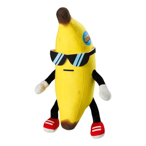 Bandai - Stumble Guys – Banana Guy – Großes Plüschtier 30 cm bunt – Plüschtier Videospiel Stumble Guys – Banane zum Sammeln – Spielzeug für Kinder ab 2 Jahren – PMS7008D von BANDAI