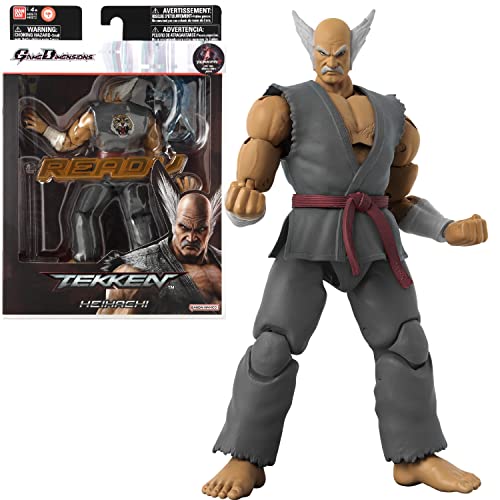 BANDAI - Tekken - Actionfigur 17 cm - Heihachi Mishima Game Dimensions - Offizielle Lizenz - Gelenkfigur Heihachi Tekken - 40672 von BANDAI