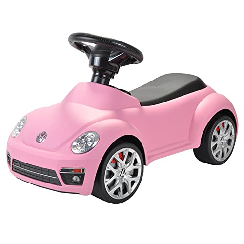 Bandits & Angels Rutschauto Volkswagen Beetle Pink ab 1 Jahr für Mädchen – mit Hupe – RosaRutschauto für Kinder – für drinnen und draußen von Bandits & Angels