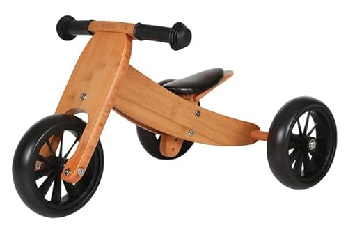 Bandits & Angels Holz 4-in-1 Smartbike für Kinder ab 1 Jahr (Bambus, unisex) von Bandits & Angels