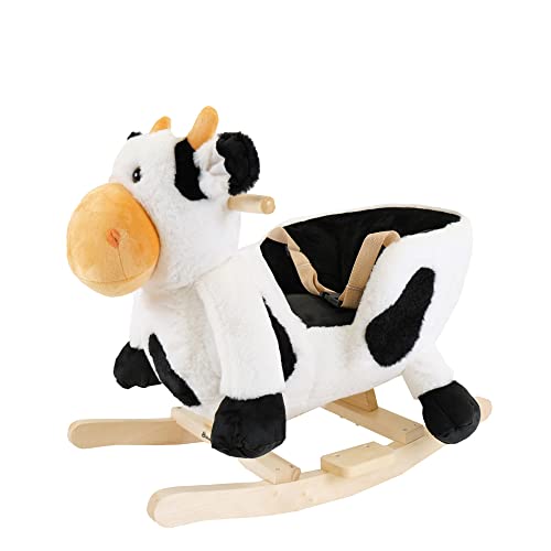 Bandits & Angels Schaukeltier Holländische Kuh ab 1 Jahr – Sitzhöhe 22 cm – Schaukelkuh aus Holz – Für Jungen und Mädchen – Plüsch-Schaukeltier mit Sicherheitsgurt Bandits & Angels Schaukeltier Holländische Kuh ab 1 Jahr – Sitzhöhe 22 cm – Schaukelkuh aus Holz – Für Jungen und Mädchen – Plüsch-Schaukeltier mit Sicherheitsgurt von Bandits & Angels