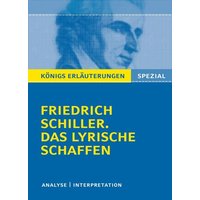 Schiller. Das lyrische Schaffen. von Bange, C