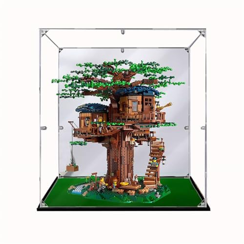 2mm Dicke Vitrine Schaukasten für Baumhaus 21318 - Acryl Vitrine Display Case für Lego 21318 (Nicht Enthalten Modell) von Bankeep