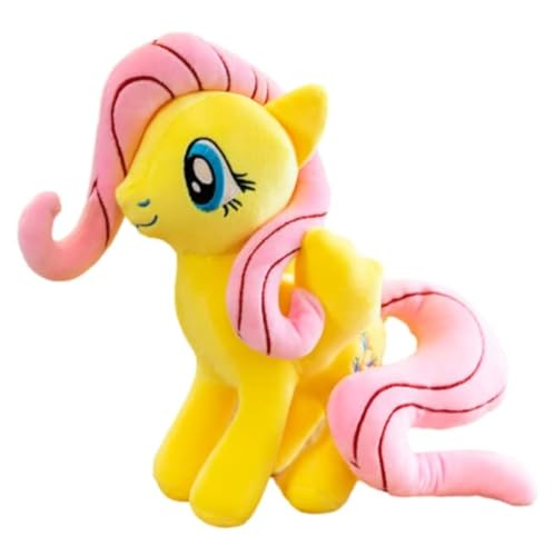 30CM My Little Pony Plüschfigur, Mein Kleines Pony Plüschtier, Kuscheltier Für Kinder, Mädchen Und Jungen, Fans Und Sammler-gelb von Bankeep