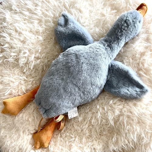 Bankeep Gans Kuscheltier, Kuscheltier Gans, Kuscheltier Plushie, Kawaii Kuscheltier Plush, Ente Kuscheltier, Großes Gänse-Stofftier (Den grauen., 50cm) von Bankeep