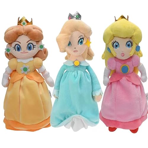 Bankeep Sup Mari All Star Collection Princes Peach Plüschtier PrincessRosalina & Dasy Stuffed Plush 20.3 cm (Princes Peach & PrincessRosalina & Dasy) von Bankeep