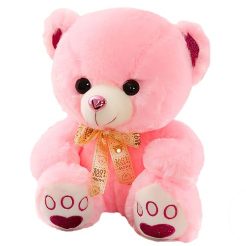 Teddybär Plüsch Rosa Teddy Bär Puppe Bär Kawaii Plüschtier Super Weiches Geschenk Mädchen Freundin Valentinstag Romantische Gutscheine für Sie 50 cm von Bankeep