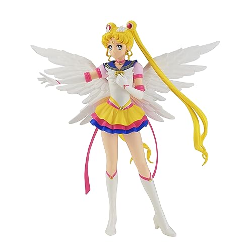 BANPRESTO, Sailor Moon Pretty Guardian Sailor Moon Cosmos The Movie, Glitter&Glamours 23 cm, Mehrfarbig BP88290 von Banpresto