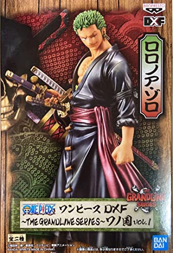 BANPRESTO ONE PIECE DXF The Grandline Series WANOKUNI VOL.1 Zoro PVC Figure 17cm von Banpresto