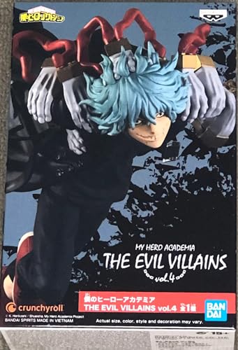 Banpresto Tomura BP18934 Actionfigur Shigaraki - My Hero Academia - The Evil Villains Vol.4, 10 cm, Mehrfarbig, Bunt, M von Banpresto