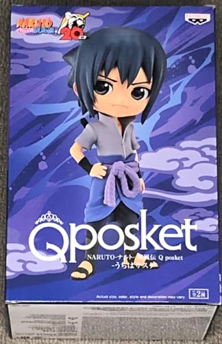 Banpresto Naruto Shippuden Sasuke Uchicha Q Posket Figurine 14cm von Banpresto