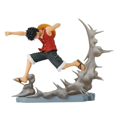 Banpresto Actionfigur Monkey D. Luffy One Piece - Senkozekkei, 8 cm, BP89112P, Mehrfarbig, Sammlerfigur, ideal für Anime-Fans One Piece von Banpresto