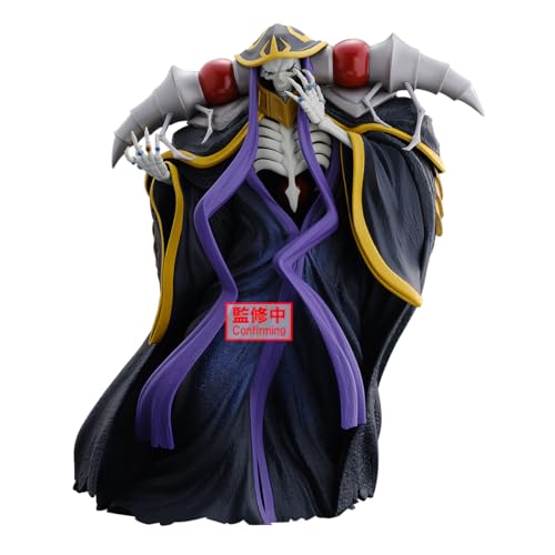 Banpresto Ainz Ooal Gown Overlord, BP28800P Actionfigur, Mehrfarbig, Sammelfigur, optimal für Anime-Fans von Banpresto