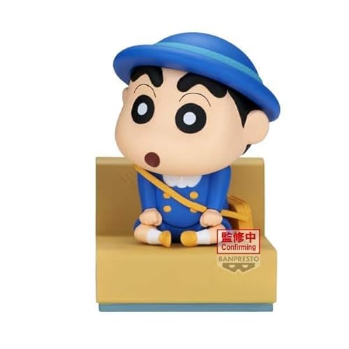 Banpresto BP29032P BP29032P, Sinflan Crayon Sinflan, Sammelfigur, Actionfigur, Nakayoshi Memories Let's Go to Kindergarten mit Kasama-Kun, 9 cm, Mehrfarbig, optimal für Anime-Fans von Banpresto